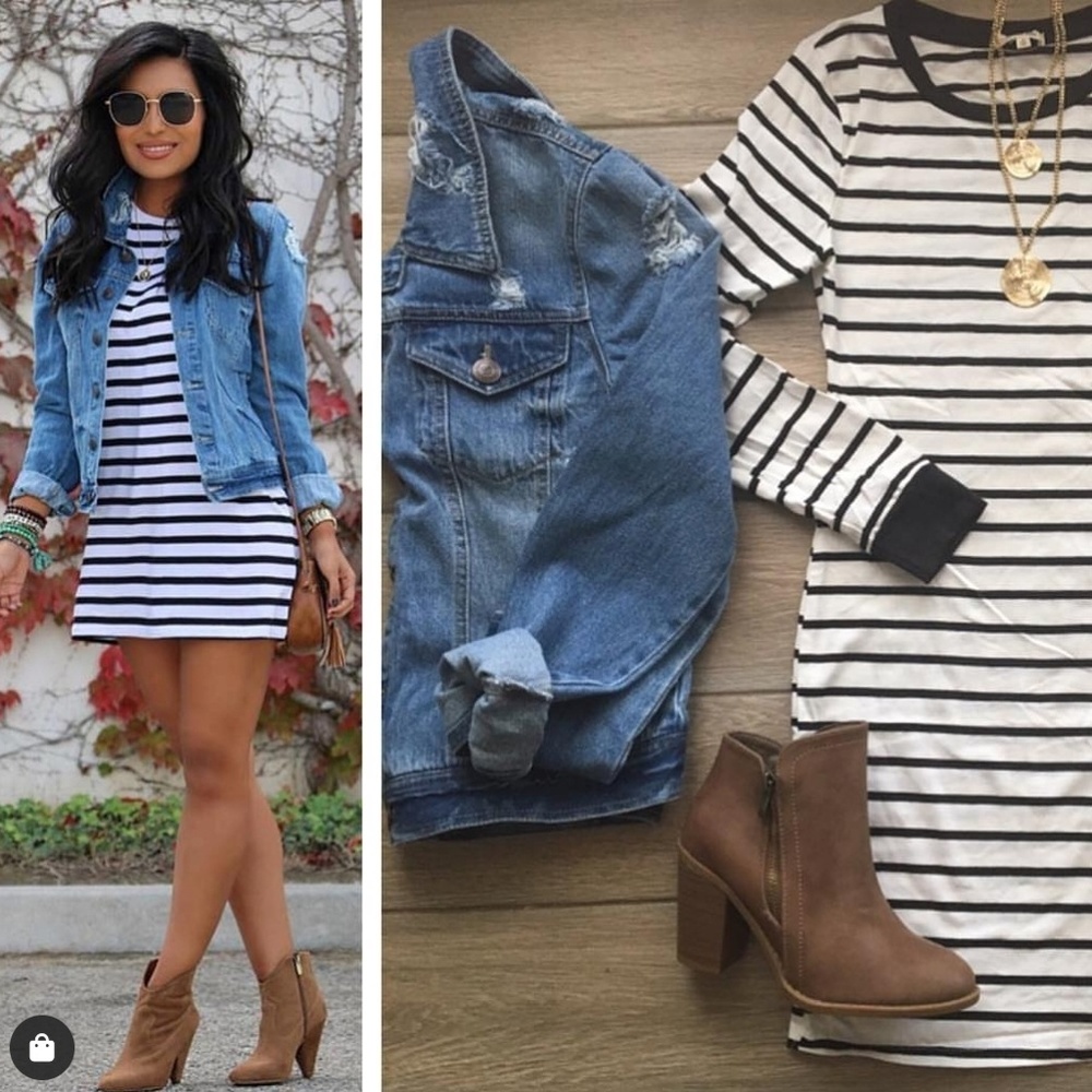 Distressed Denim Jacket - Large